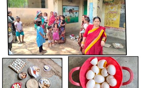 ଗଞ୍ଜାମ ଜିଲ୍ଲା ସୋରଡା ଅଙ୍ଗନବାଡିରେ ପିଲାଙ୍କୁ ମିଳୁଛି ପଚା ଅଣ୍ଡା ଆଉ ପୋକଡ଼ା ଚାଉଳ ।