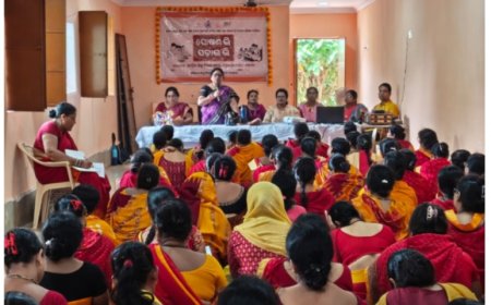 ପୁରୁଷୋତ୍ତମପୁର ରେ ତିନୋଟି ପର୍ଯ୍ୟାୟ ପୋଷଣ ଓ ପଢାଇବି ପ୍ରଶିକ୍ଷଣ ଶିବିର ସମାପନ |