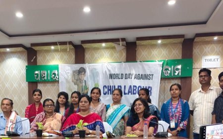 ଶେରଗଡ଼ ବ୍ଲକରେ ବିଶ୍ୱ ଶିଶୁଶ୍ରମ ବିରୋଧ ଦିବସ ପାଳିତ: କୃତୀ ଛାତ୍ରୀ ପୁରସ୍କୃତ ।