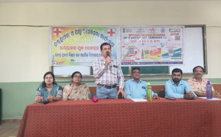 ଶେରଗଡ଼ ଉଦୟ ପ୍ରତାପ ବିଜ୍ଞାନ ଉଚ୍ଚ ମାଧ୍ୟମିକ ବିଦ୍ୟାଳୟରେ HIV/AIDS ଓ ଯକ୍ଷ୍ମା ସଚେତନତା କାର୍ଯ୍ୟକ୍ରମ ଅନୁଷ୍ଠିତ ।