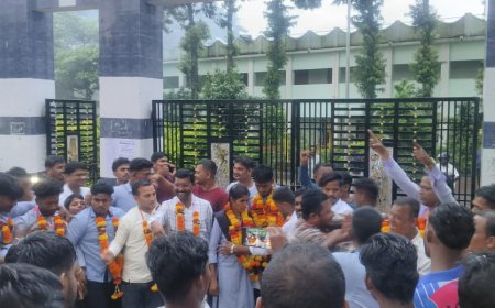 ବିଶ୍ୱସରାୟ ବିଜ୍ଞାନ ମହାବିଦ୍ୟାଳୟ ଛାତ୍ର ସଂସଦ ନିର୍ବାଚନ: ସଭାପତି ହେଲେ ଚନ୍ଦନ ପୁରୋହିତ