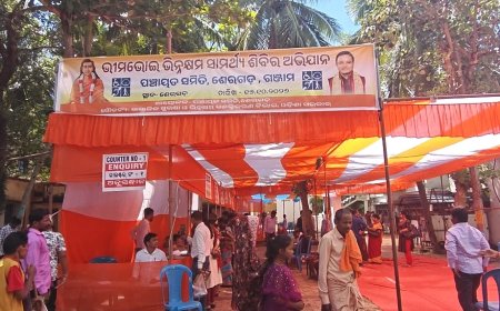 ଶେରଗଡ଼ ବ୍ଲକ ପରିସରରେ  ଭୀମ ଭୋଇ ଭିନ୍ନକ୍ଷମ ମେଳା ଅନୁଷ୍ଠିତ ।
