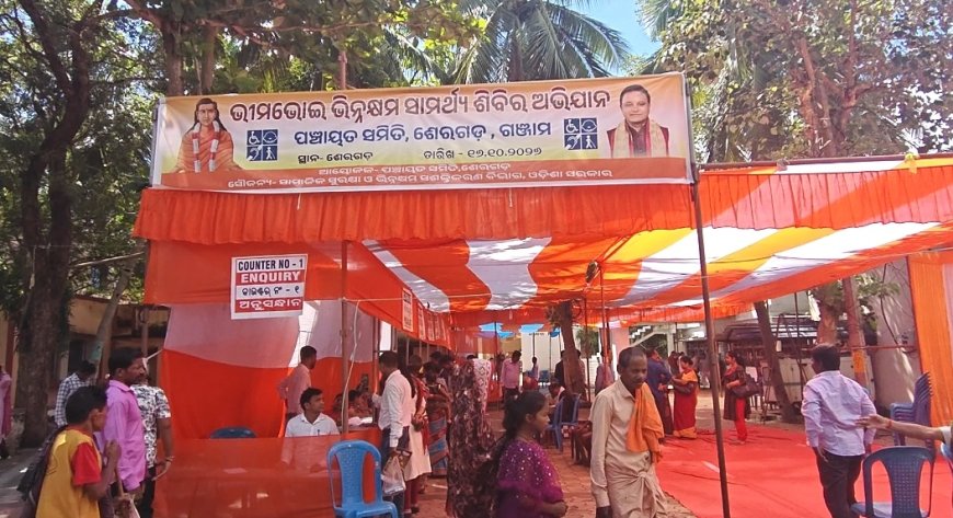 ଶେରଗଡ଼ ବ୍ଲକ ପରିସରରେ  ଭୀମ ଭୋଇ ଭିନ୍ନକ୍ଷମ ମେଳା ଅନୁଷ୍ଠିତ ।